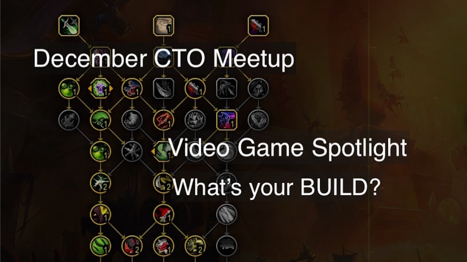 Video Game Industry Spotlight & What's Your CTO Build?